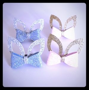 Baby girl bunny bows